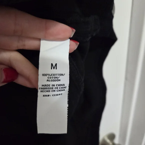 Celebrity Pink Black Corduroy Overall Jumper Mini Dress Size Medium - Picture 9 of 11